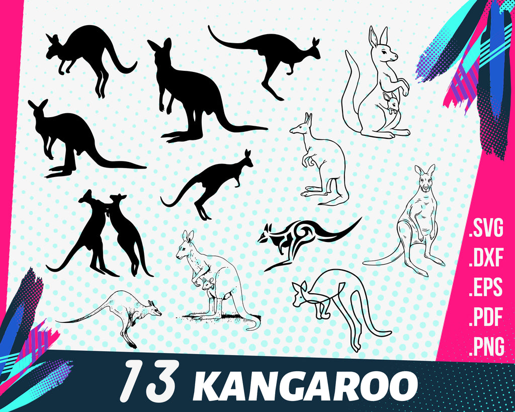 Download Kangaroo Svg Kangaroo Clipart Kangaroo Kangaroo Silhouette Kangaro Clipartic