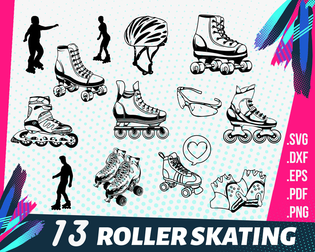 Download Roller Skating Svg Roller Derby Svg Roller Blades Svg Roller Skate Clipartic