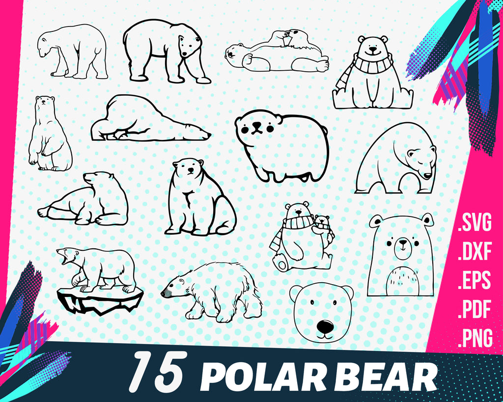 Download Polar Bear Svg Polar Bear Svg Bundle Polar Bear Svg Polar Bear Clipa Clipartic