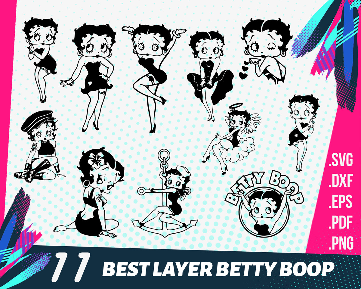 Download Bestlayer betty boop svg, Betty Boop svg png eps, Betty ...