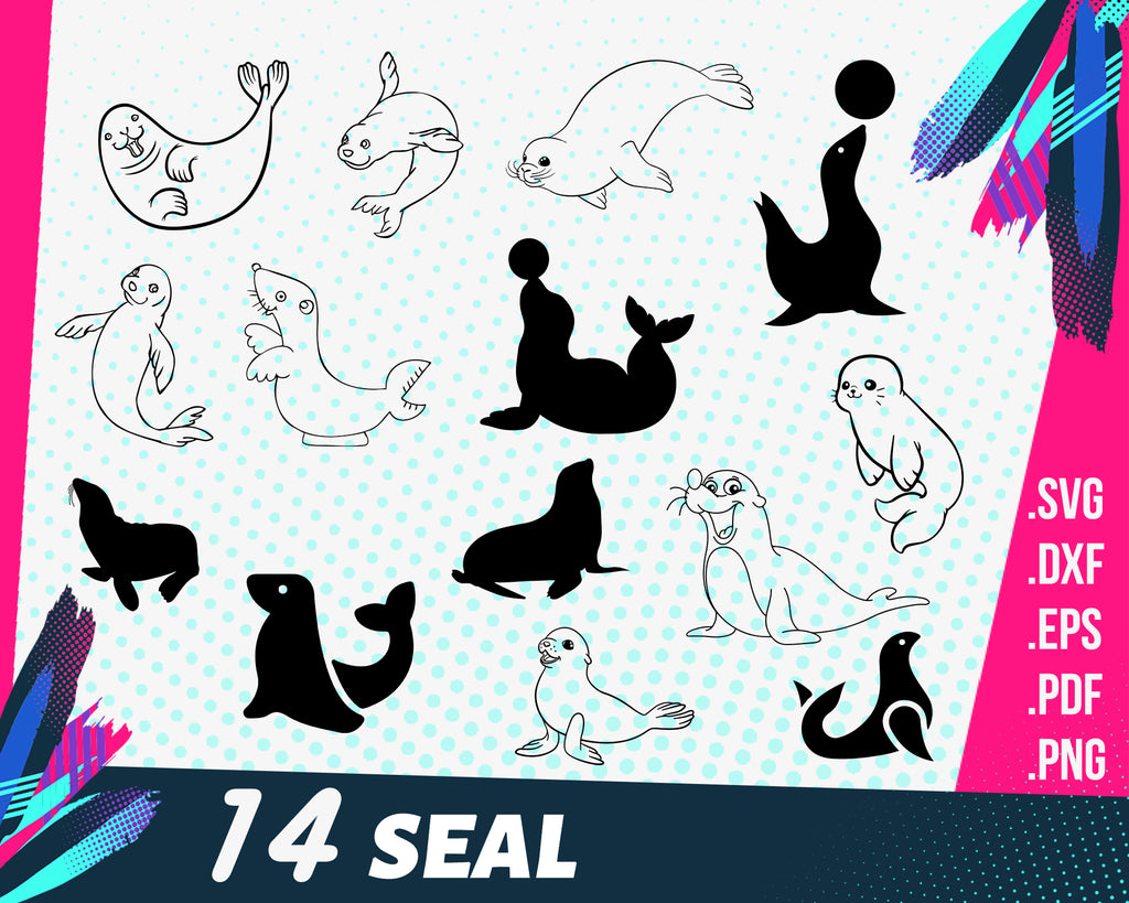 Download Seal Svg Svg Files Seal Navy Seal Animal Svg Seal Clipart Nave Se Clipartic