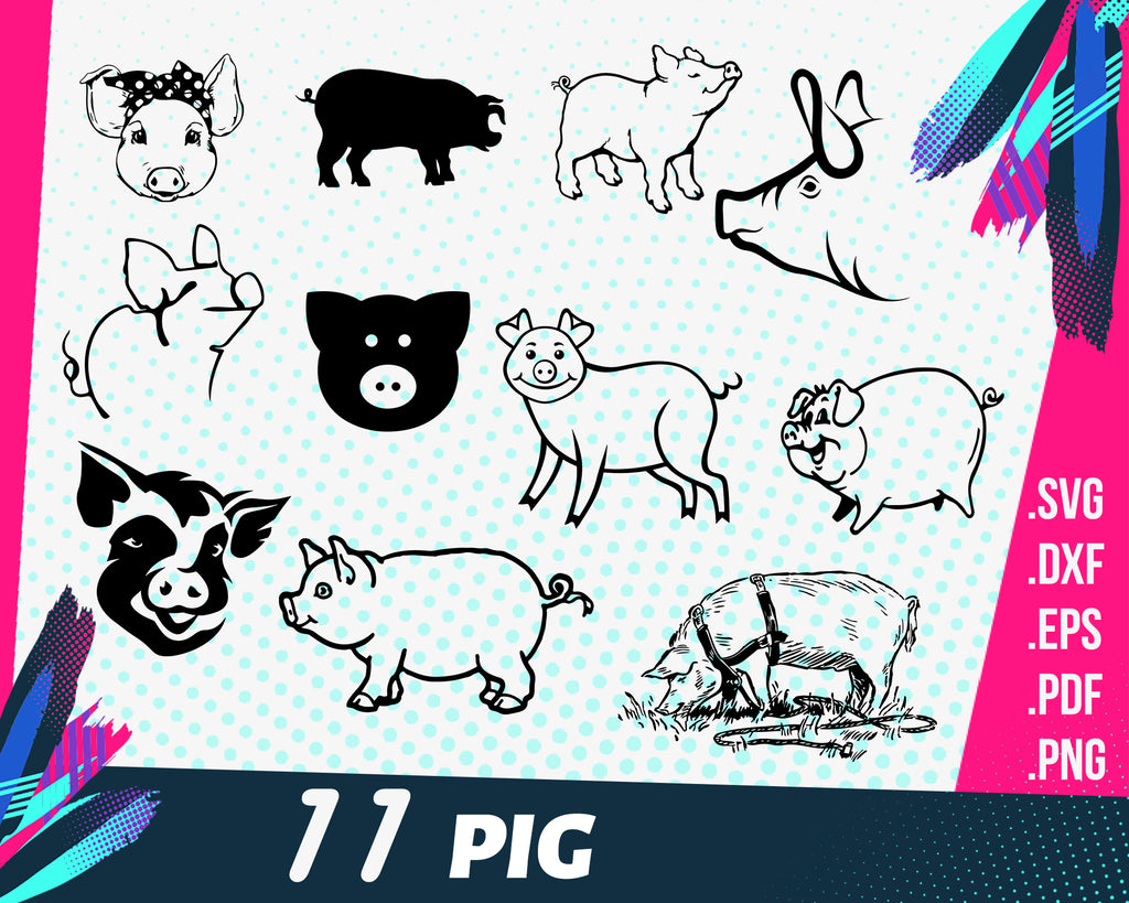 Download Pig Svg Pig Svg Pig Head Svg Cute Pig Pig Handraw Svg Pig Clipart Clipartic