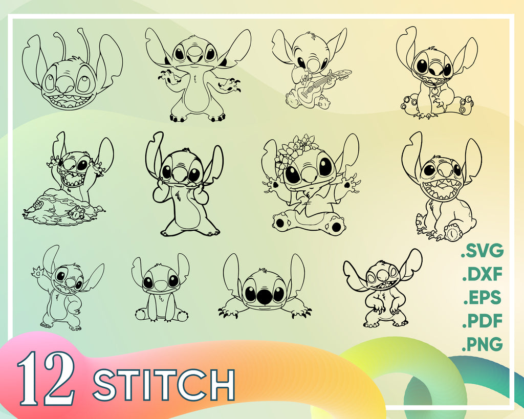 Download Stitch Svg Lilo And Stitch Svg Bundle Stitch Svg Files Stitch Cut F Clipartic