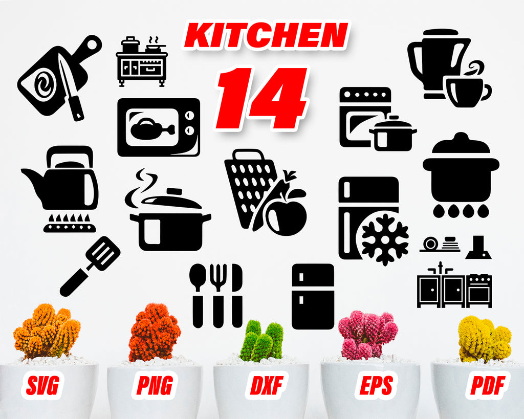 Download Kitchen Bundle Svg Files Farmhouse Svg Kitchen Svg Bundle Kitchen T Clipartic