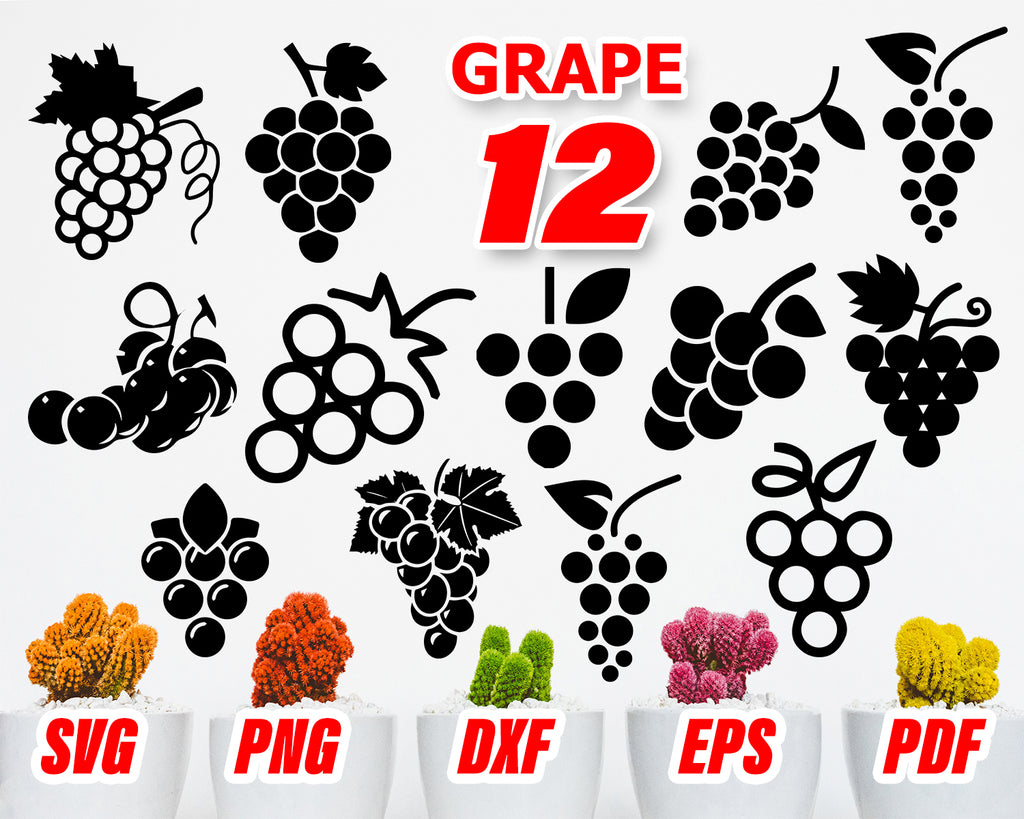 Download Grape Svg Grape Grapes Svg Wine Svg Fruit Svg Grape Vector Grape Clipartic