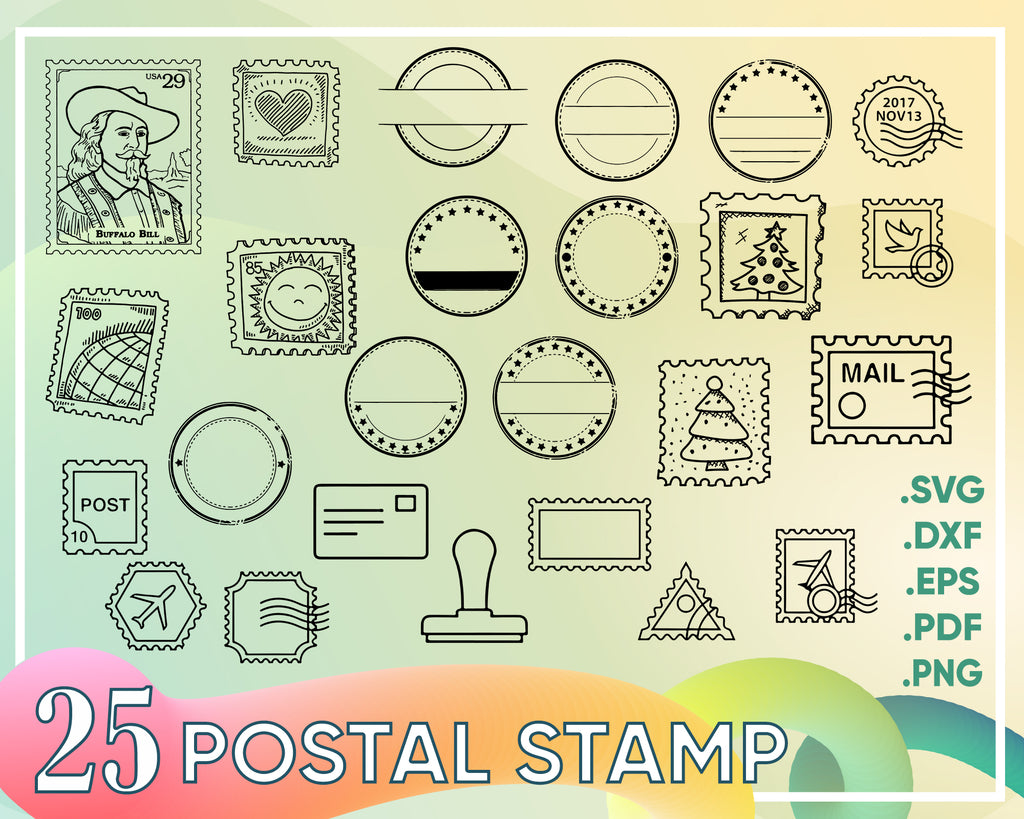 Download Postal Stamp Svg Passport Stamps Svg File Stamp Bundle Svg Passport Clipartic