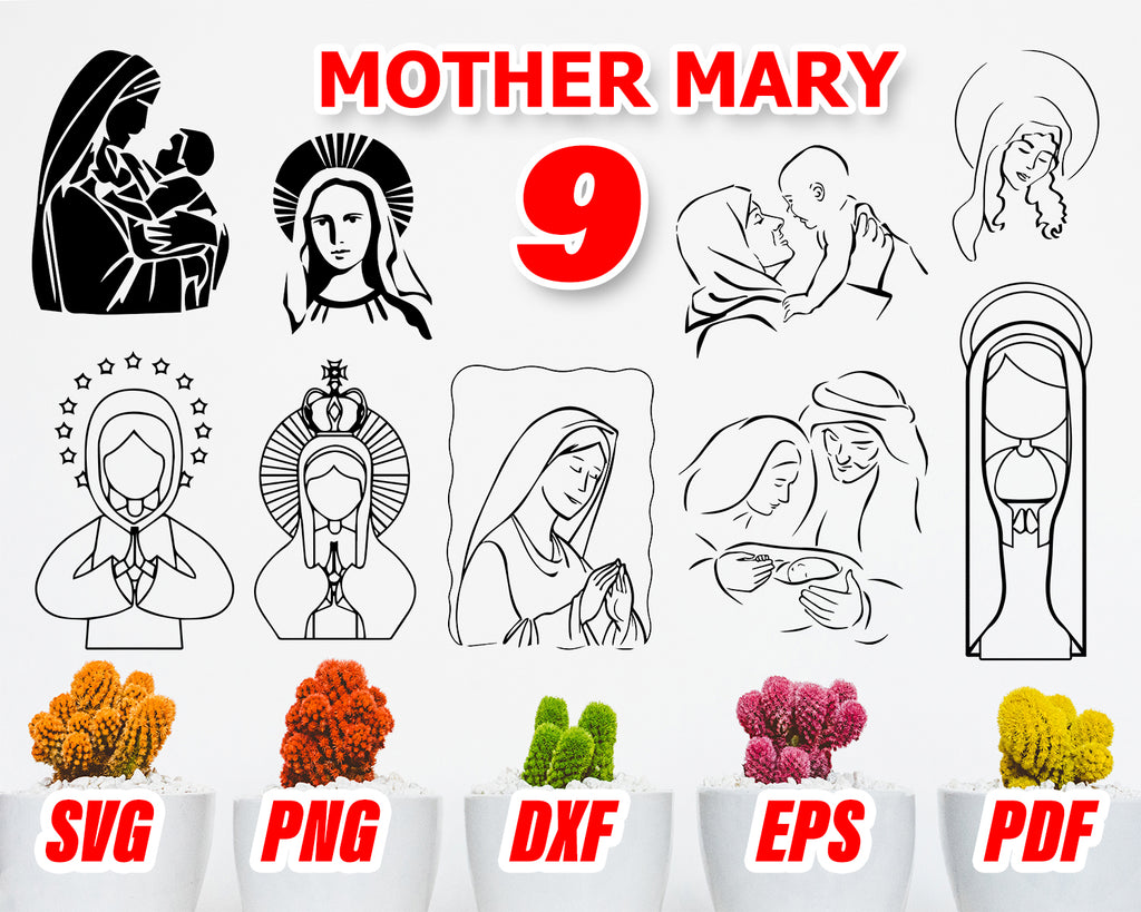 Free Free 327 Mother Mary Svg SVG PNG EPS DXF File