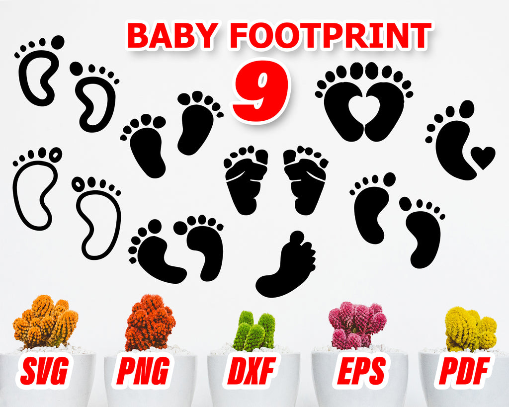 Free Free 135 Baby Footprint Baby Feet Svg SVG PNG EPS DXF File
