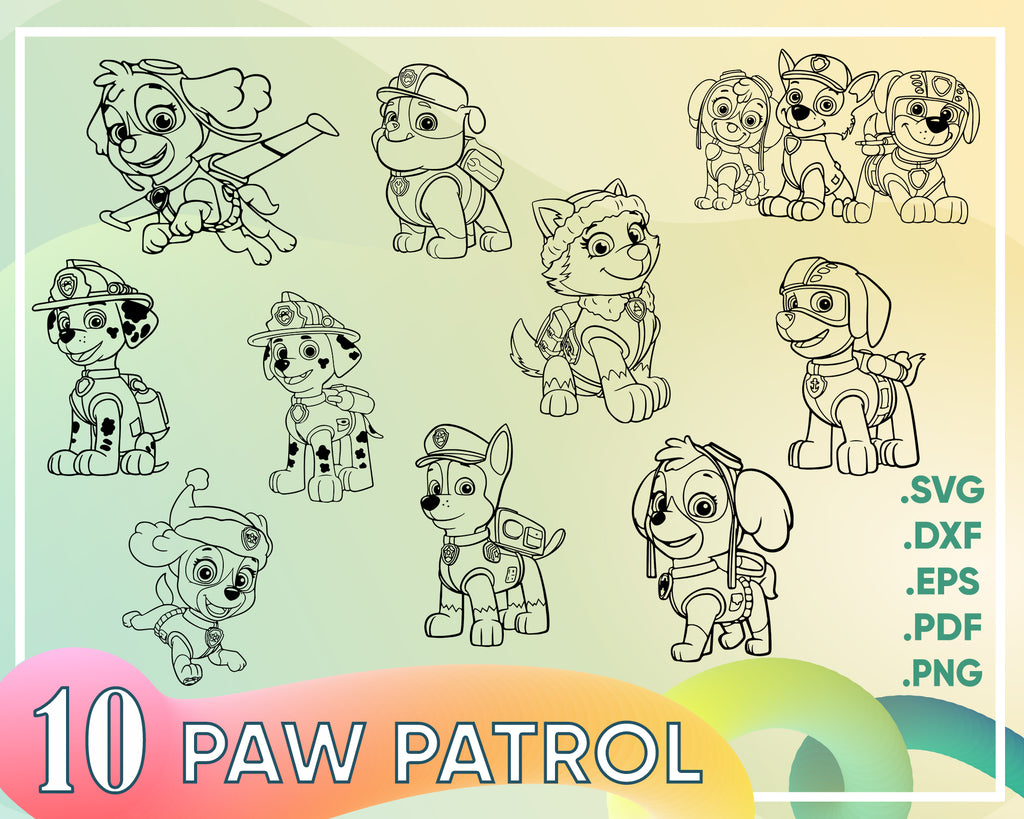 Download Paw Patrol svg, Chase Paw Patrol SVG download, Paw Patrol ...