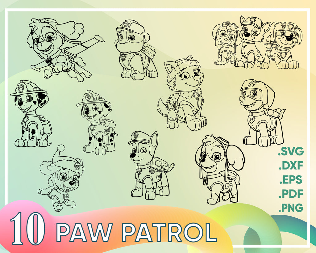 Free Free Paw Patrol Chase Svg Free 305 SVG PNG EPS DXF File