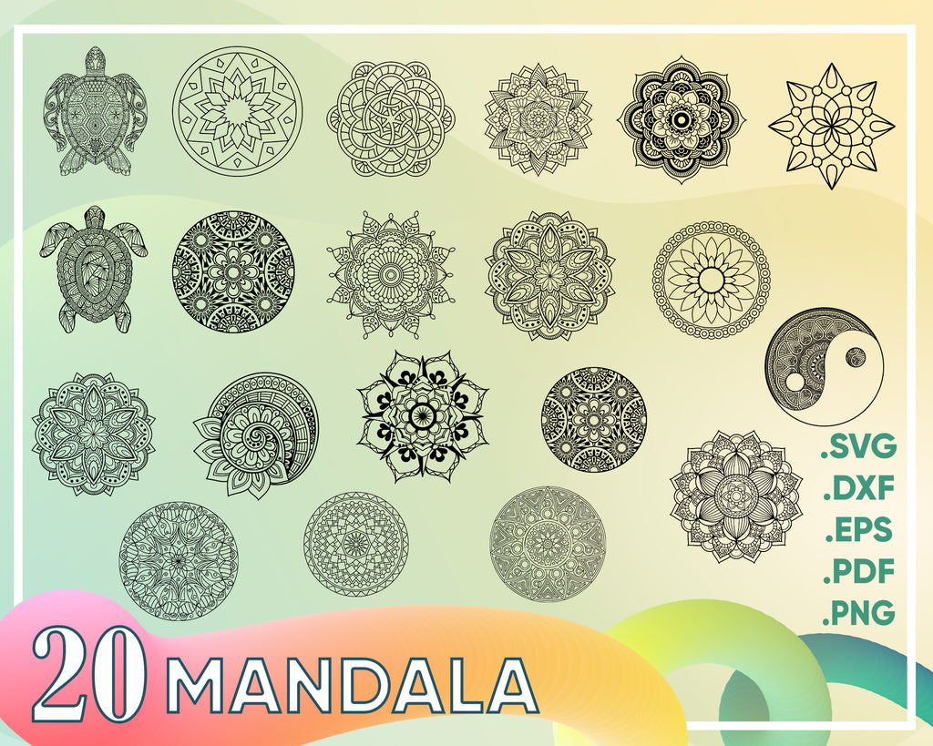 Download Mandala Svg Ethnic Mandala Svg Pattern Round Monogram Frame Indian B Clipartic