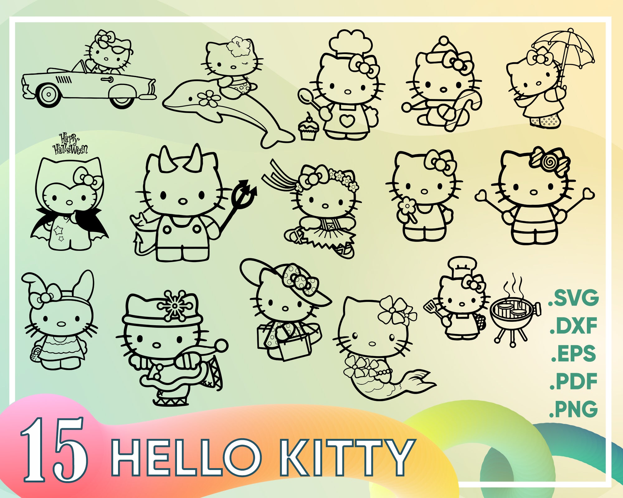 Download Hello Kitty Svg Hello Kitty Svg Hello Kitty Head Hello Kitty Face Clipartic