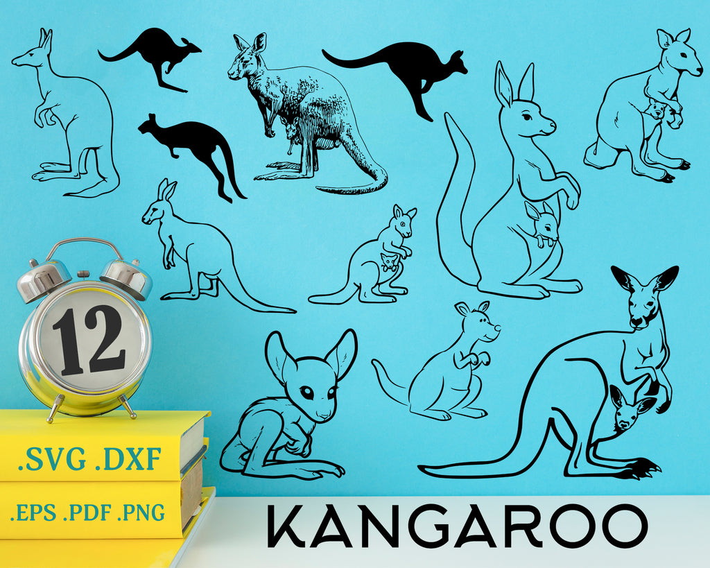 Download Kangaroo Svg Kangaroo Clipart Kangaroo Animals Kangaroo Silhouette Clipartic