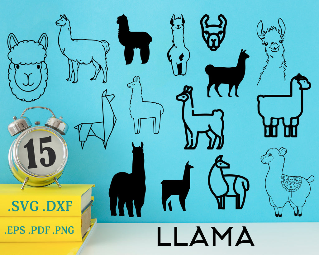 Download Llama Svg Llama Cricut Llama Silhouette Llama Vector Animals Clipartic