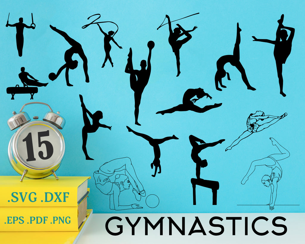 Download Gymnastics Svg Gymnastics Svg Gymnast Svg Sport Svg Gymnastics Sil Clipartic