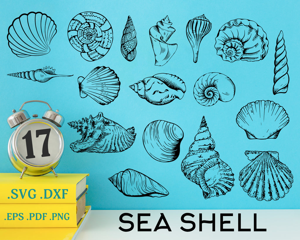 Download Sea Shell Svg Beach Svg Shell Svg Mermaid Shell Svg Seashell Clipa Clipartic