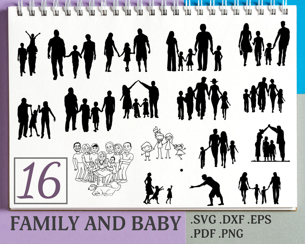 Download Family And Baby Svg Family Svg Bundle Svg Cut Files Commercial Us Clipartic