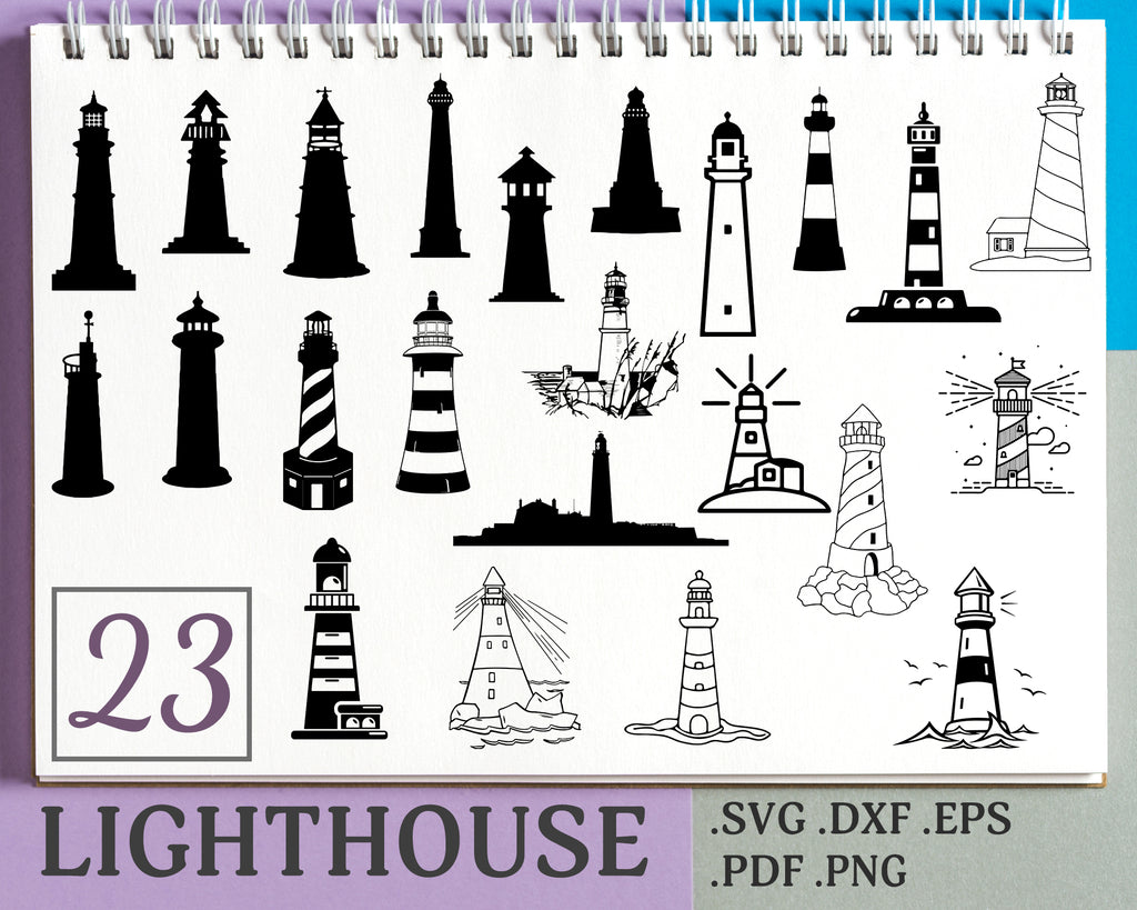 Download Lighthouse Svg Lighthouse Lighthouse Clipart Light House Svg Light Clipartic