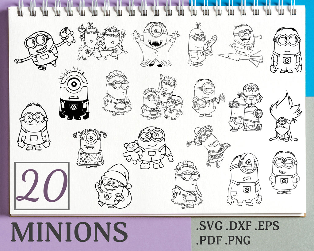 Minions Svg Minion Svg Despicable Me Svg Minion Party Minions Birt Clipartic