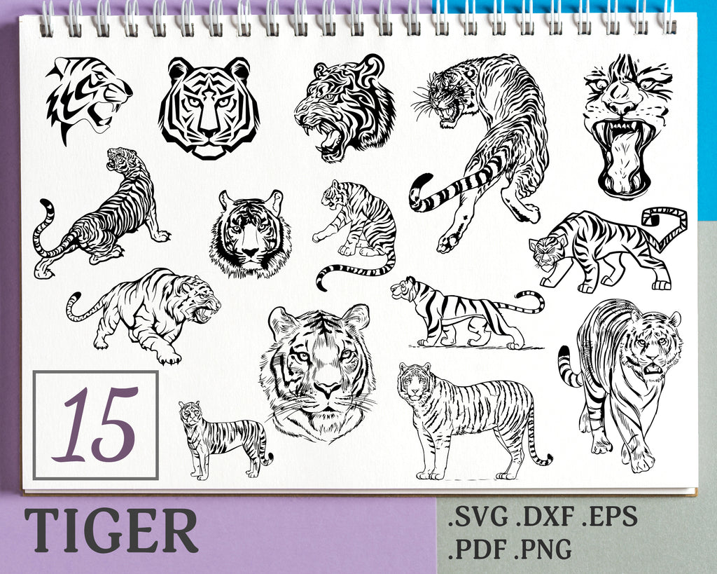 Download Tiger Svg Tigers Svg Svg Files Tiger Clipart Animal Svg Tiger Ti Clipartic