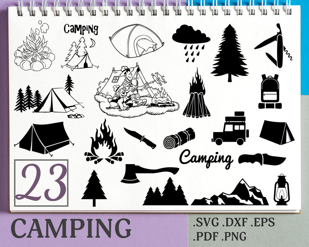 Free Free 55 Camping Adventure Svg SVG PNG EPS DXF File
