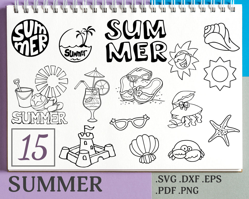 Download Summer Svg Summer Bundle Svg Summer Svg Beach Svg Summer Quote Svg Cu Clipartic