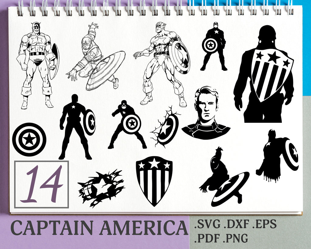 Download Captain America Svg Characters Captain America Svg Captain America D Clipartic