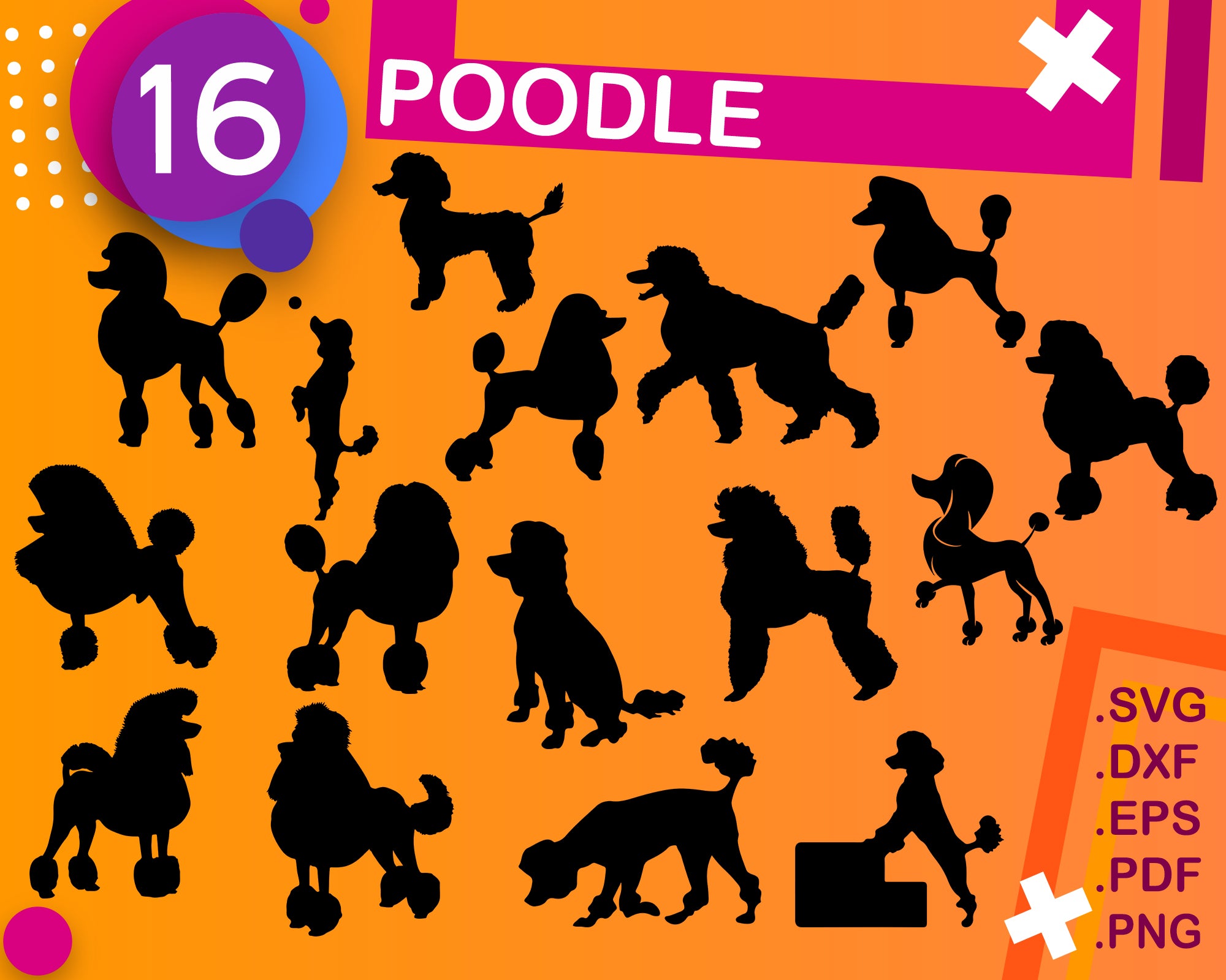 Download Poodle Svg Poodle Clipart Poodle Silhouette Poodle Poodle Cut File Clipartic