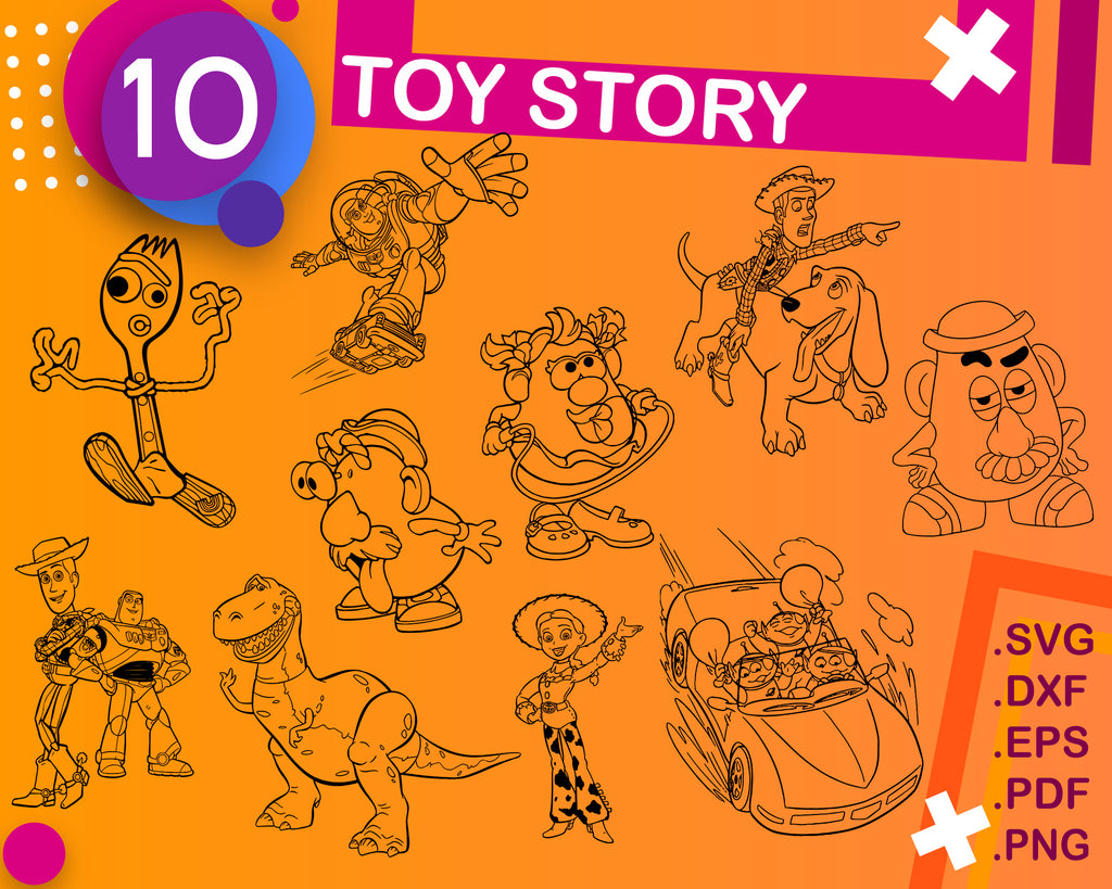 Download Toy Story Svg Bundle Toy Story Clipart Woody Svg Andy Aliens Cut Clipartic