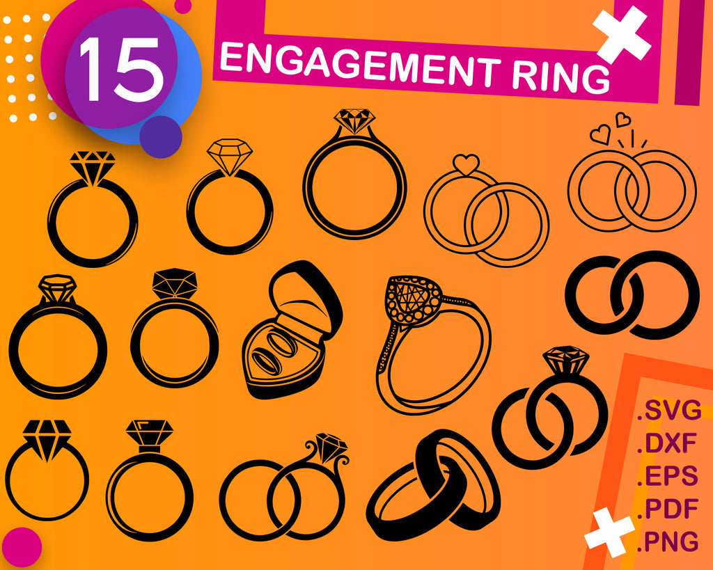 Free Free 100 Silhouette Wedding Ring Svg SVG PNG EPS DXF File