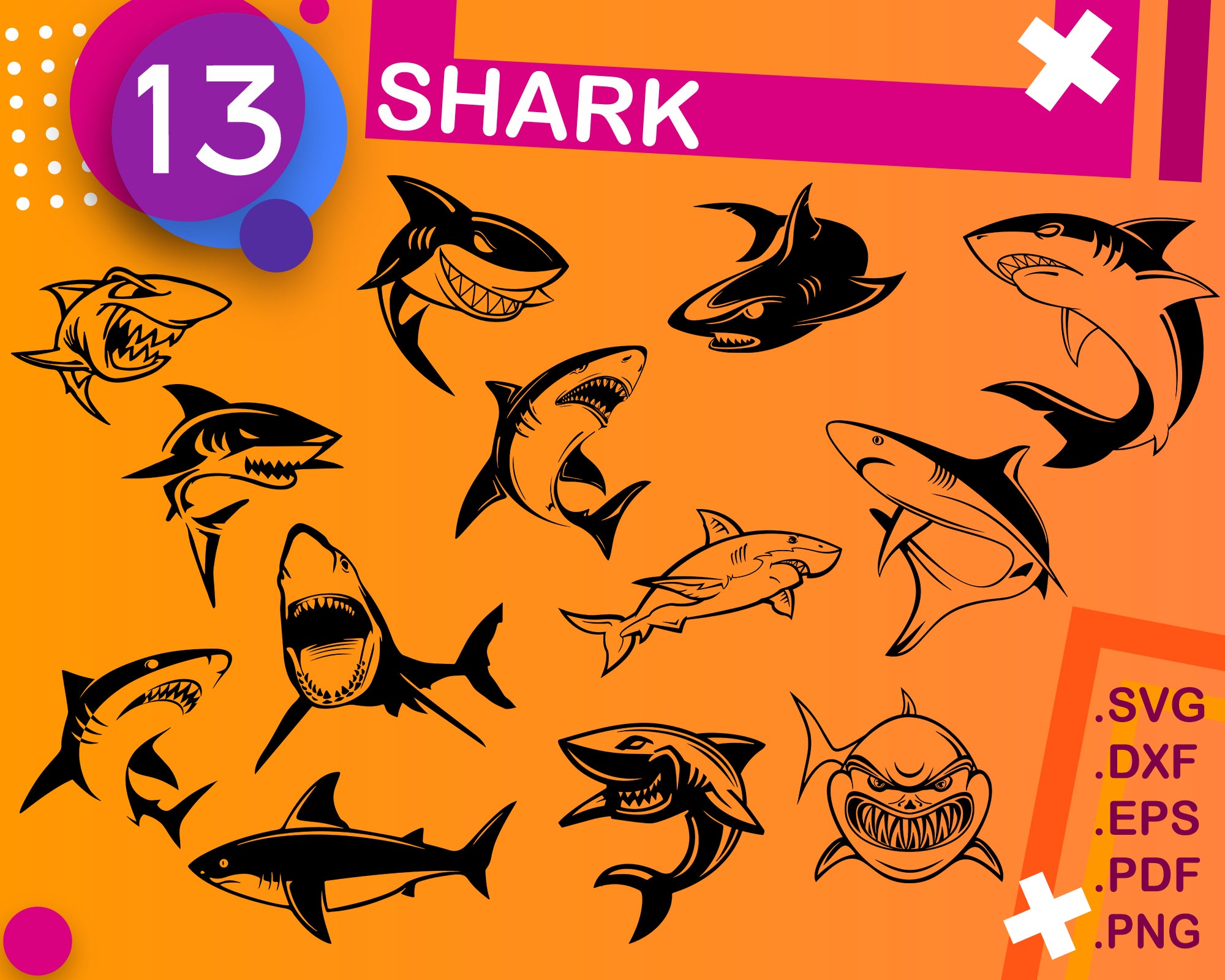 Free Free 288 Shark Week Svg Free SVG PNG EPS DXF File