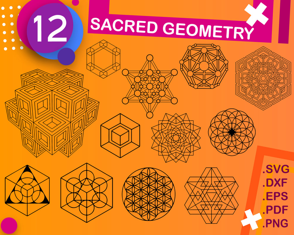 Download Sacred Geometry Svg Mandala Svg Unalome Lotus Svg Meditation Svg N Clipartic