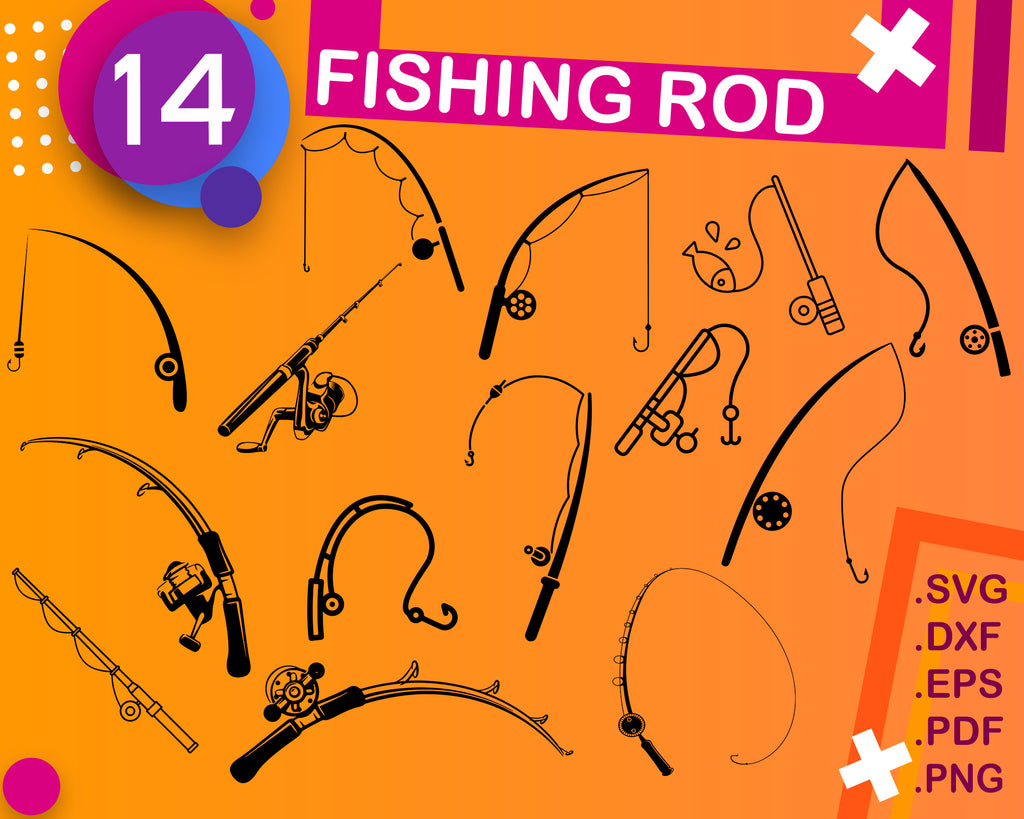 Download Fishing Rod Svg Fishing Rod Clipart Fishing Svg Fishing Silhouette Clipartic