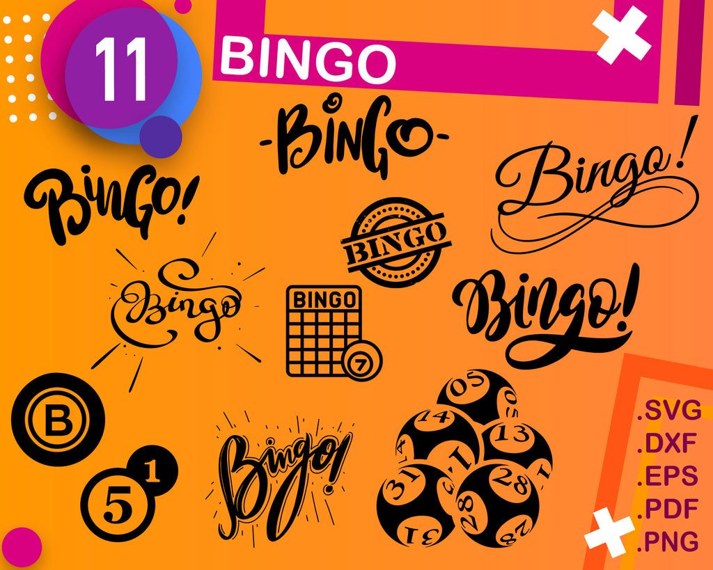 Download Bingo Svg Files Bingo Dxf Cut File Bingo Vector Files Bingo Clipart Clipartic