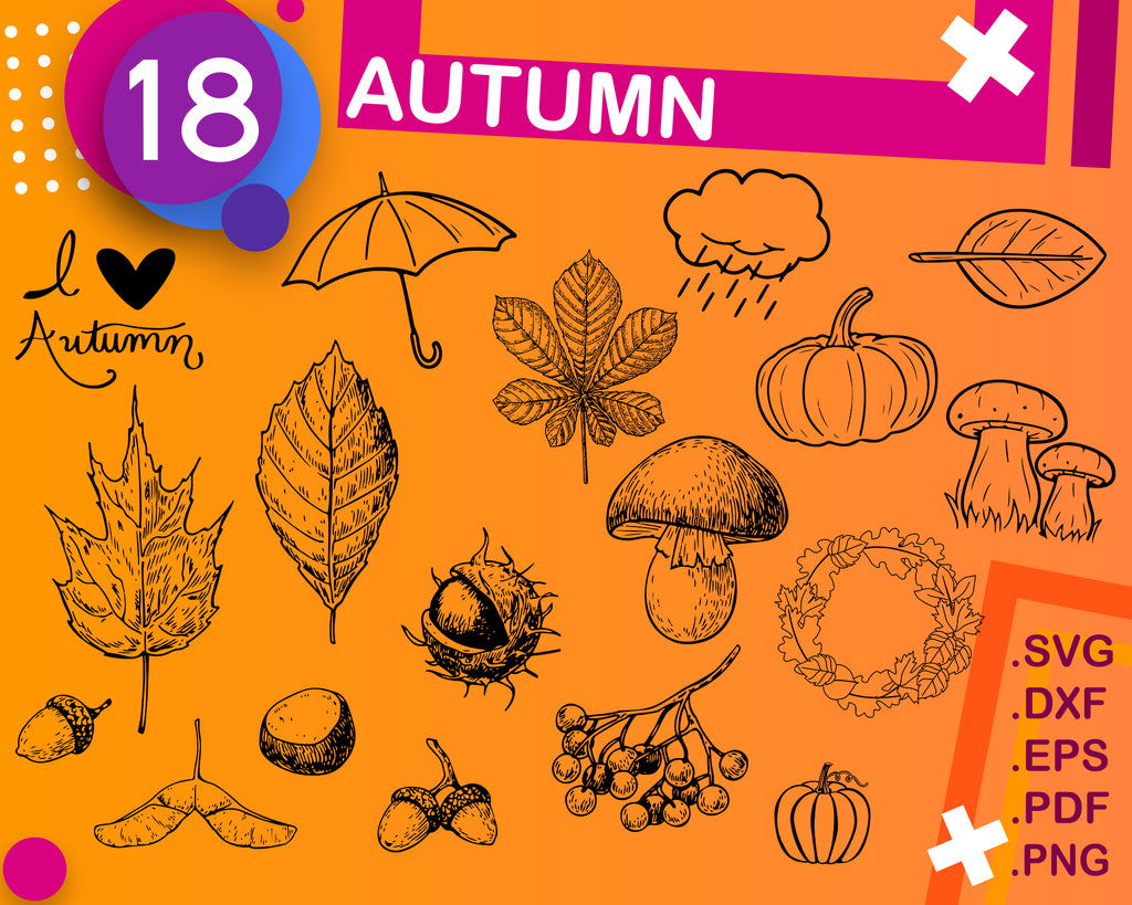 Download Autumn Svg Fall Leaf Svg Autumn Svg Pumpkin Svg T Shirt Design S Clipartic