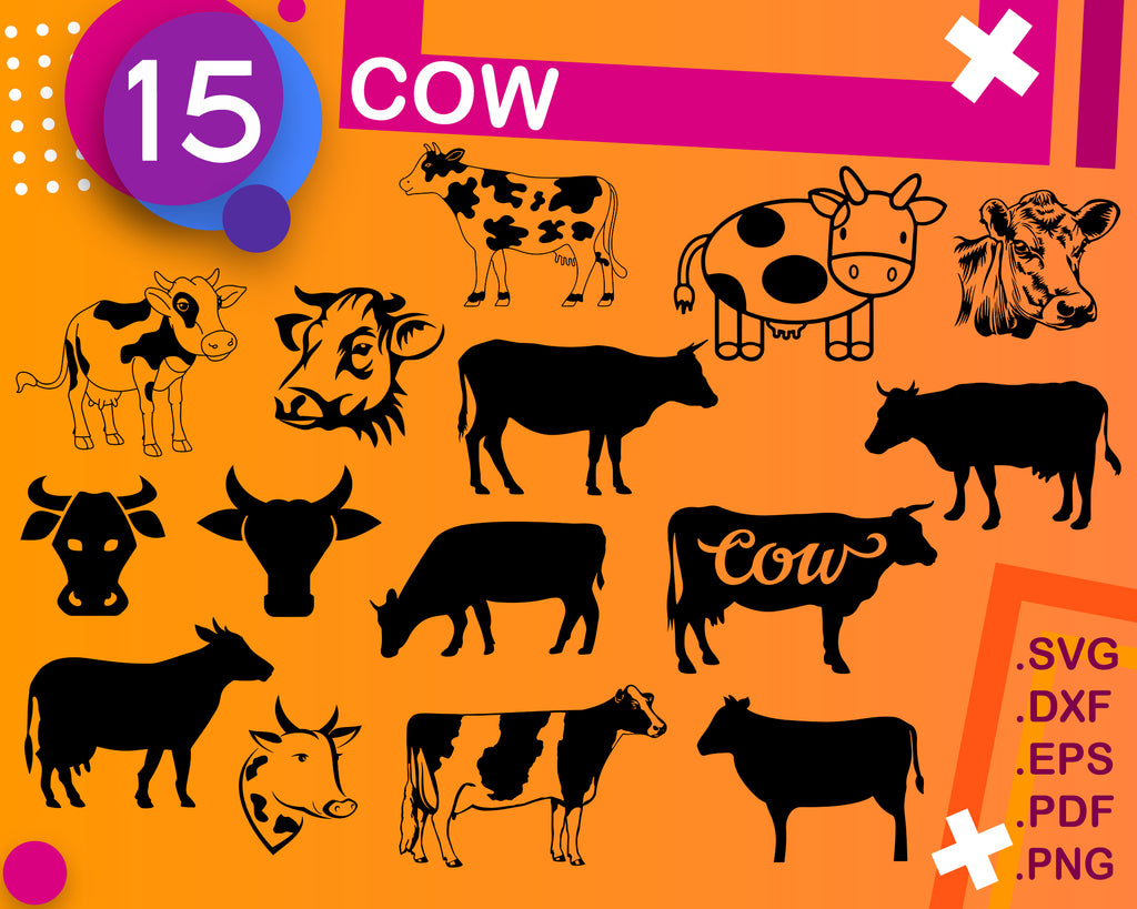 Download Cow Svg Ox Svg Cattle Svg Cute Cow Cow Head Svg Bull Svg Farm An Clipartic