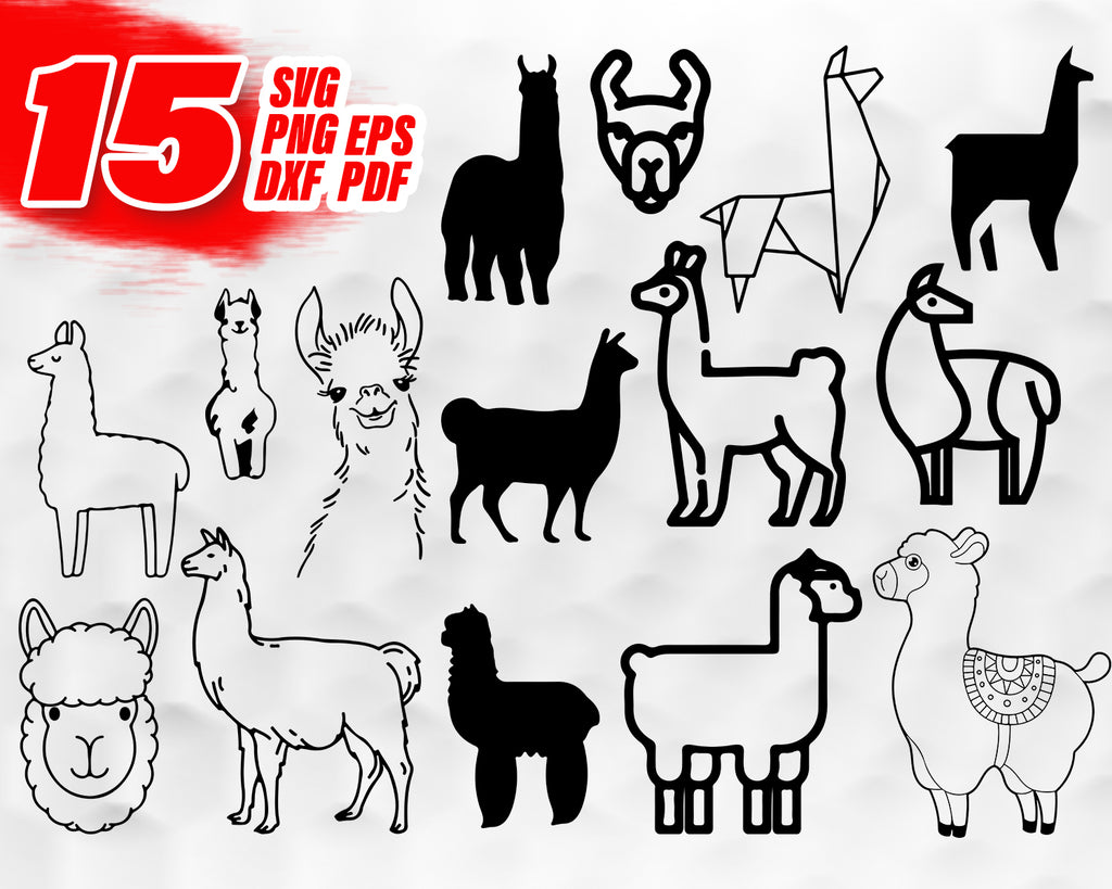 Download Llama Svg Craft Supplies Tools Sculpting Forming Ph Services