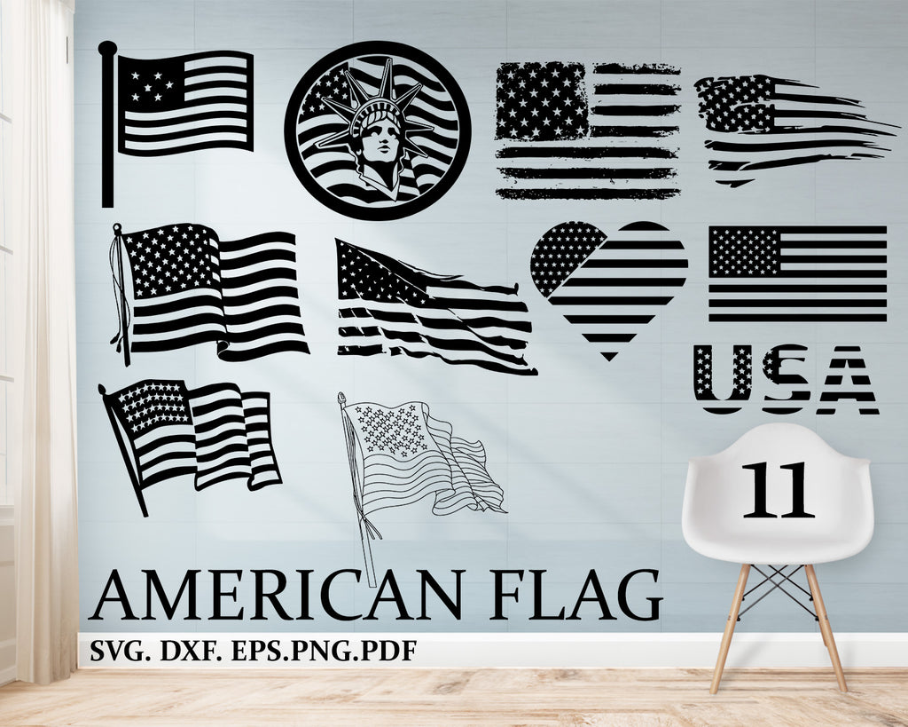 Download American Flag Svg Us Flag Svg Usa Flag Decor Patriotic Svg 4th Of Clipartic