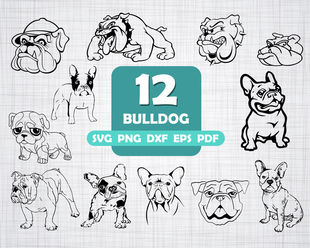 Download Bulldog Svg Bulldog Clipart Bulldog Cut File Bulldog Cricut Bulldo Clipartic