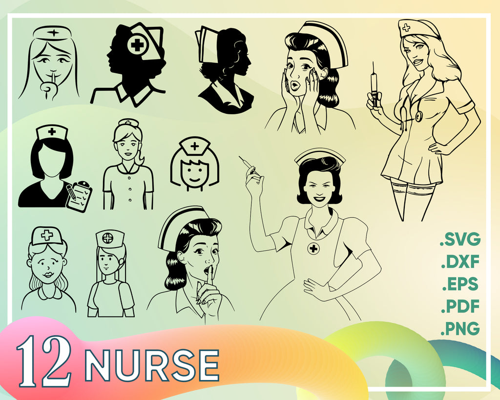 Download Nurse Svg Bundle Nurse Svg Stethoscope Svg Nursing Svg Nurse L Clipartic