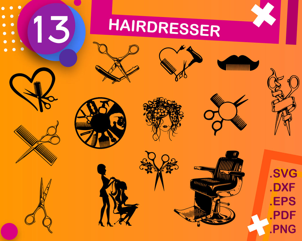 Download Hairdresser Svg Hairdresser Tools Svg Dxf Ai Eps Png Barber Clip Clipartic
