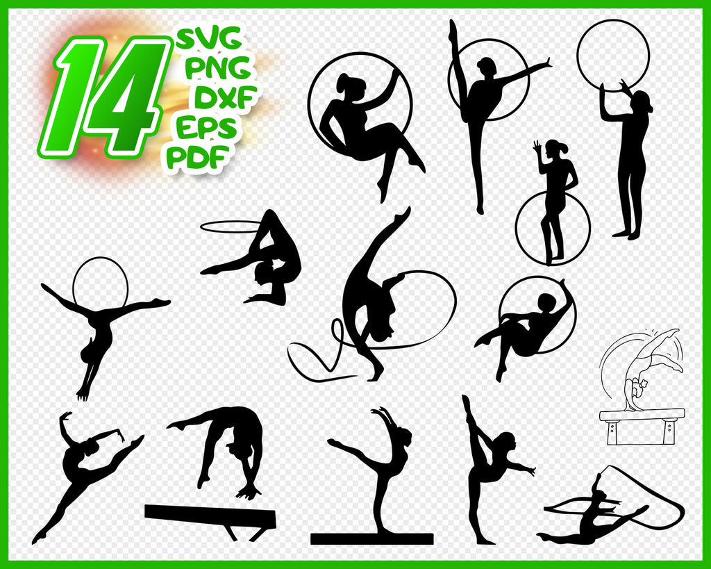 Download Gymnastics Svg For Cricut Silhouette Gymnastics Silhouette Gymnas Clipartic SVG, PNG, EPS, DXF File