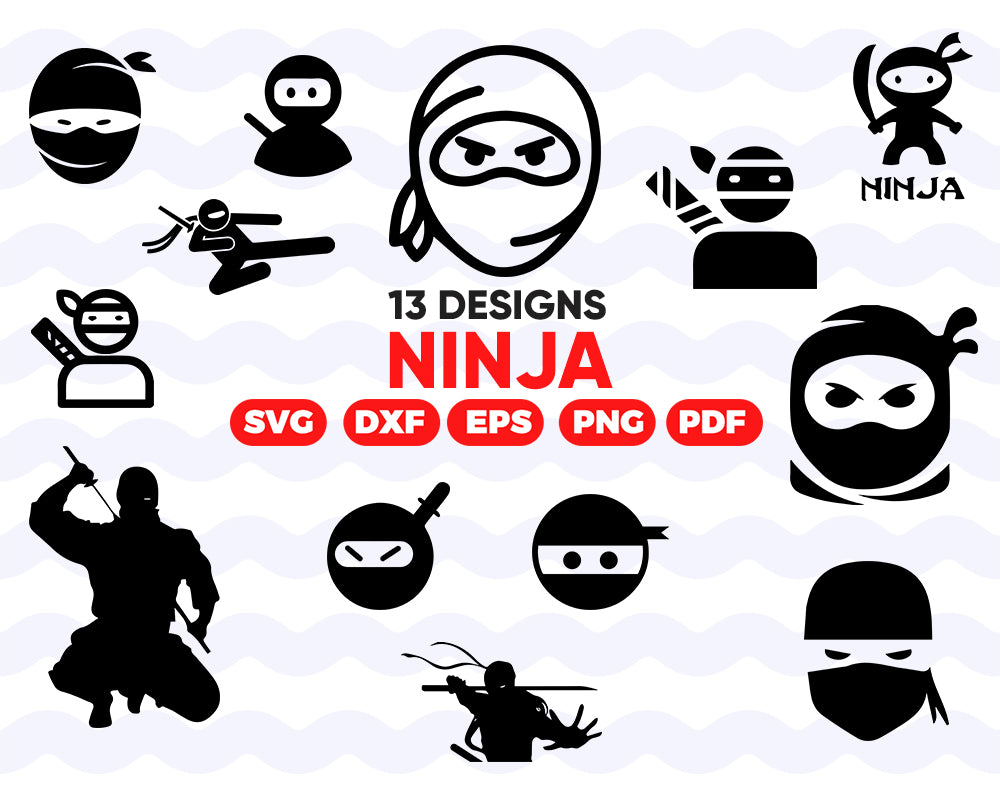 Download Ninja Svg Bundle Ninja Svg Ninja Clipart Ninja Cut Files For Silhou Clipartic