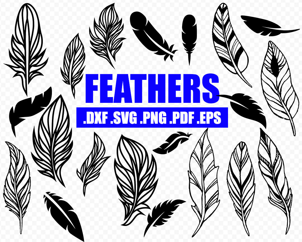 Download Feather Silhouette Feathers Svg Feather Clipart Cricut Svg Feather Clipartic