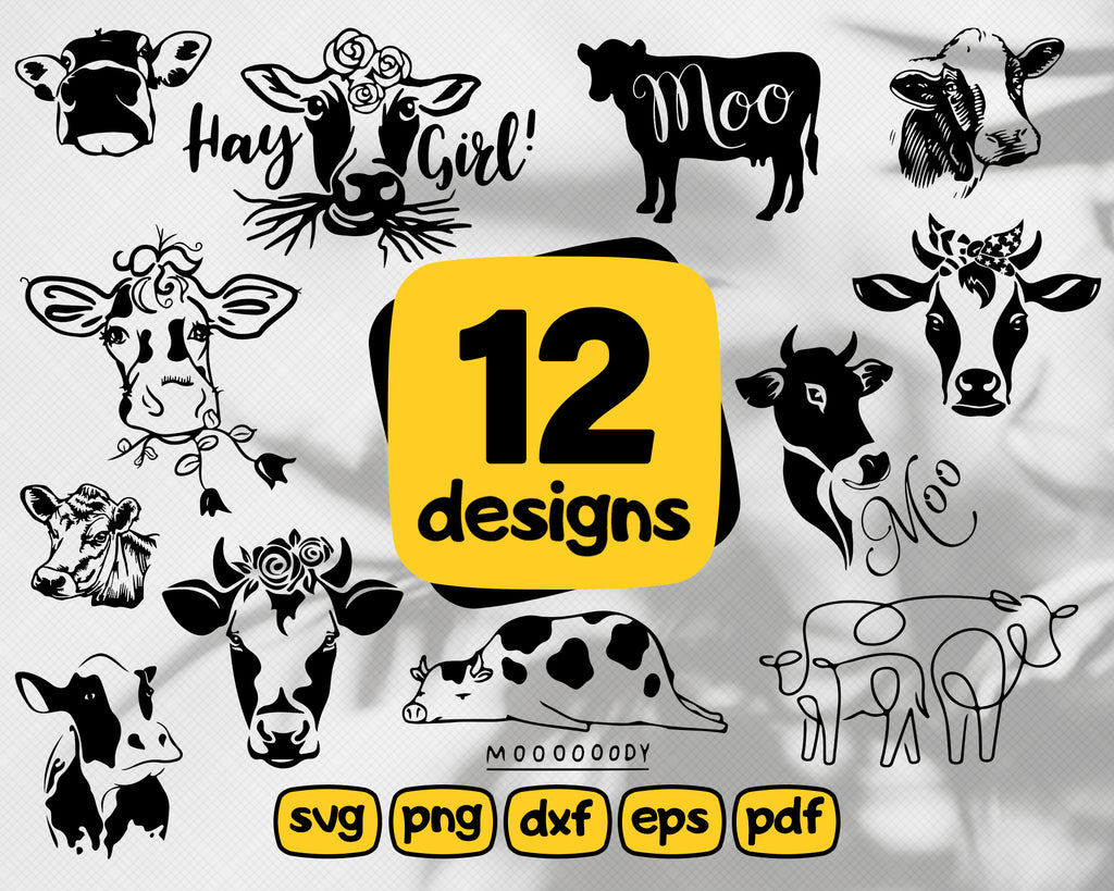 Free Free 205 Flower Cow Head Svg SVG PNG EPS DXF File