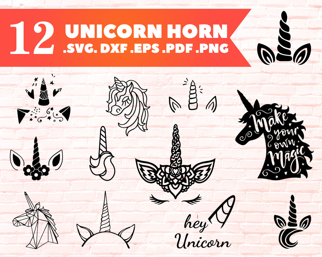 Free Free Unicorn Head Silhouette Svg 522 SVG PNG EPS DXF File