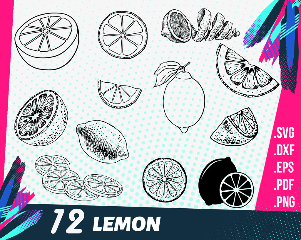 Lemon Svg Lemon Svg Lemons Svg Bundle Lemon Clipart Lemon Cut F Clipartic