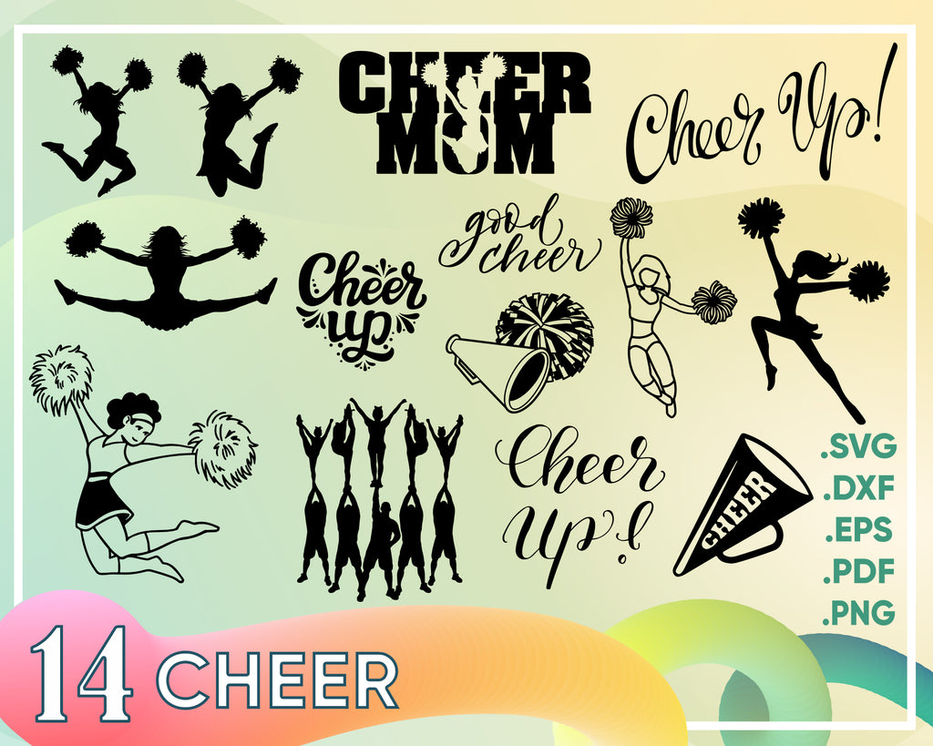 Download Cheerleader Svg Bundle Cheer Svg Cheer Mom Svg Png Dxf Cheerleader Clipartic