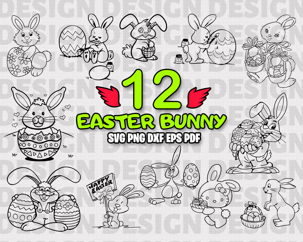 Download Easter Bunny Svg Animals Easter Svg Bundle Mama Bunny Svg Happy Ea Clipartic