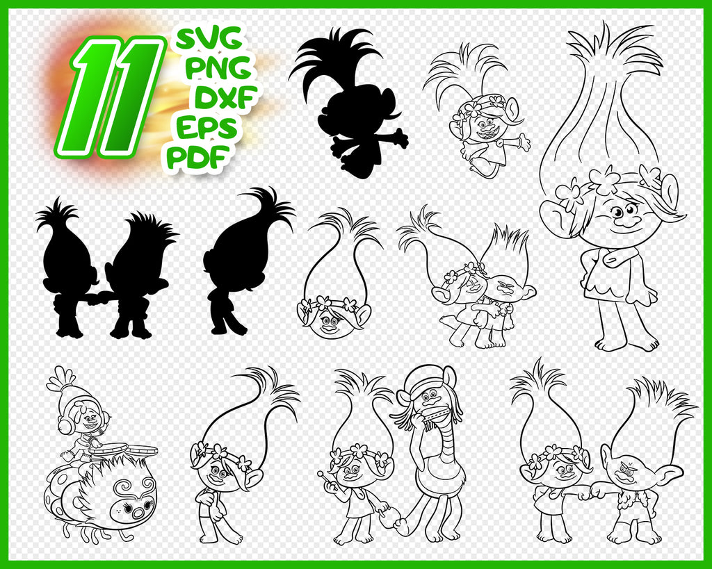 Free Free 68 Princess Poppy Trolls Svg SVG PNG EPS DXF File